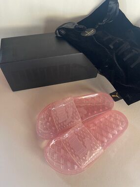 Puma FENTY Pink Jelly Slide Sandals